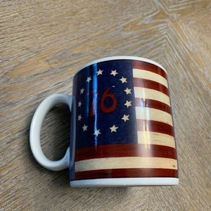 Americana 76 Flag Coffee Mug Tea Cup Brandon House 1998 Spirit Of The Flag 12 Oz